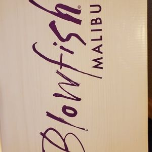 Black Blowfish platform sandal.